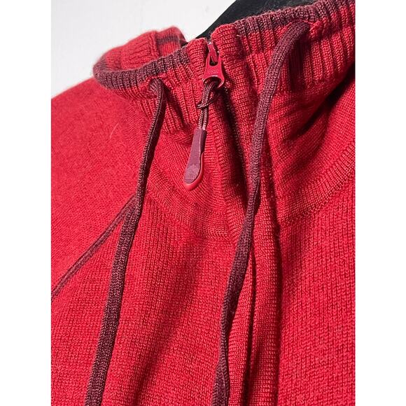 LL Bean Zip Front Hoodie Mens Size Large Long Sleeve Sweater Front Pockets - Picture 5 of 9